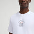 Ellesse tshirt for man אלס חולצה טישרט אוברסייז בצבע לבן לגבר